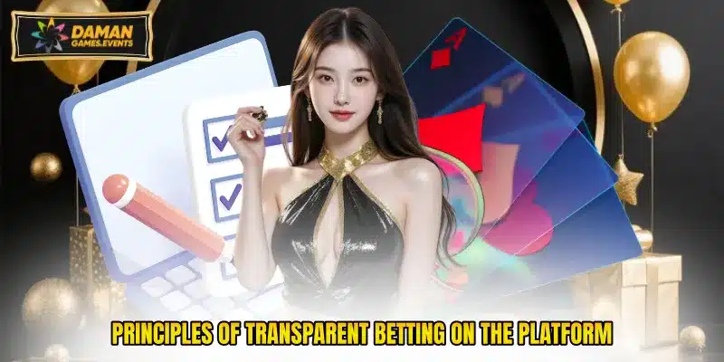 Principles of transparent betting on the platform