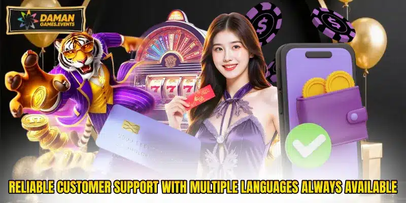 Reliable customer support with multiple languages always available